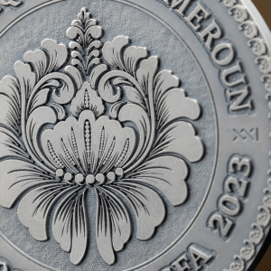 Srebrna Moneta The Golden Touch 2023, 2 uncja (kolor) -detal1