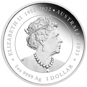 Srebrna Moneta Quokka 2023 Color, 1 uncja - awers Srebrna Moneta Quokka 2023 Color, 1 uncja - awers