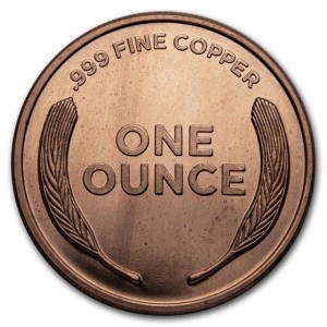 Copper Lincoln Penny Medal, 1 oz - obverse