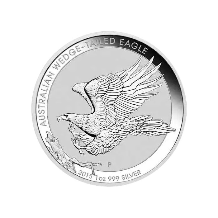 Srebrna Moneta Australischer Keilschwanzadler 2015, 1 uncja - rewers Srebrna Moneta Australischer Keilschwanzadler 2015, 1 uncja - rewers