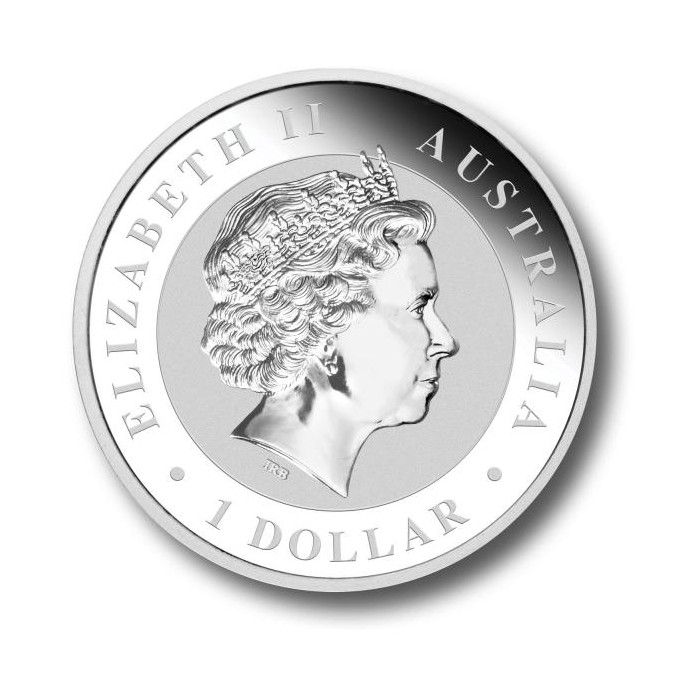 2017 Australischer Koala Silbermünze, 1 Unze - Vorderseite 2017 Australischer Koala Silbermünze, 1 Unze - Vorderseite