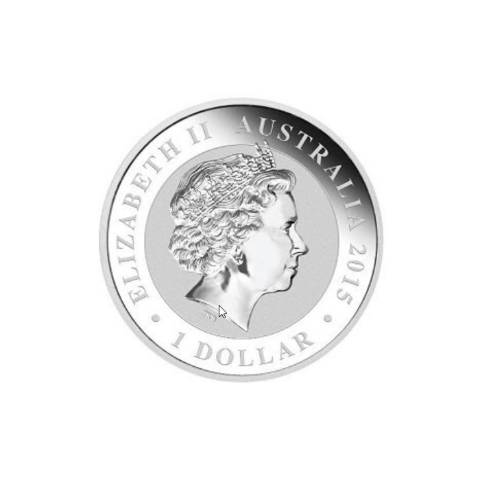 Australian Kookaburra 2015 Silver Coin, 1 oz.
