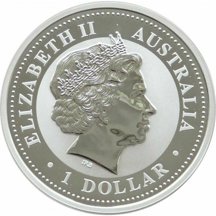 Srebrna Moneta Australian Kookaburra 2009, 1 uncja - awers Srebrna Moneta Australian Kookaburra 2009, 1 uncja - awers