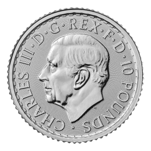 Britannia 2023 Platinum Coin, 1/10 ounce (Charles III) - rev.