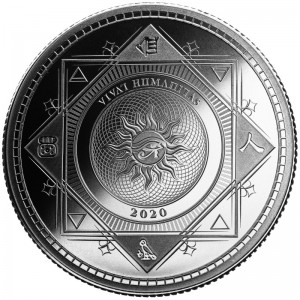 Srebrna Moneta Tokelau Vivat Humanitas 2020, 1 oz