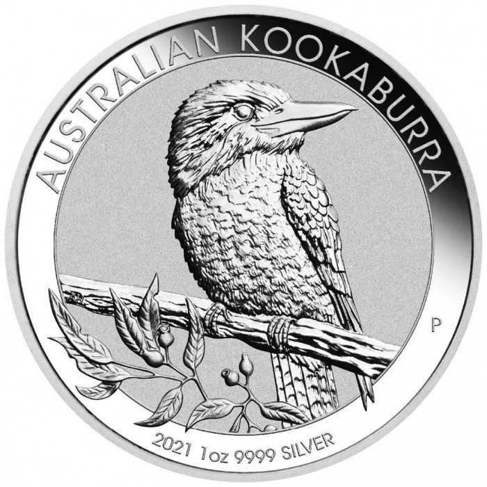 Kookaburra 2021 1 унція - реверс Kookaburra 2021 1 унція - реверс
