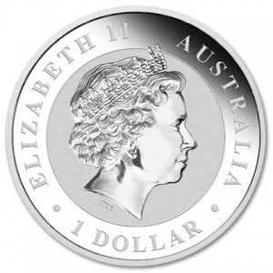 Australischer Koala 2019 Silbermünze, 1 Unze - Rückseite