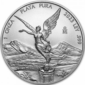Mexiko Libertad 2023 Silbermünze, 1 Unze - Rückseite