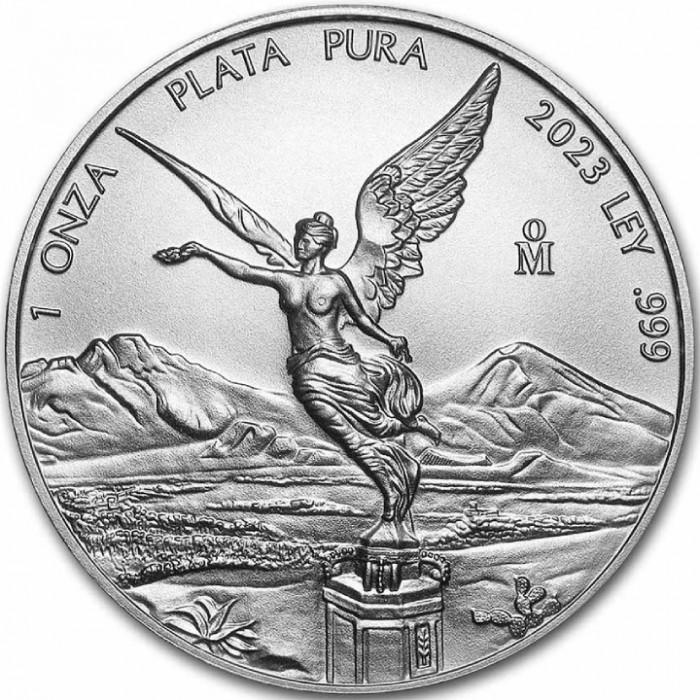 Mexiko Libertad 2023 Silbermünze, 1 Unze - Rückseite