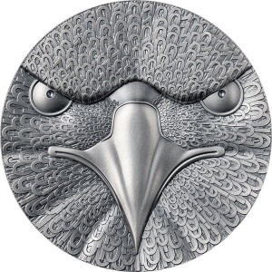 Srebrna Moneta Vereinigte Krypto-Staaten: Binary Eagle 2023, 2 uncje rewers