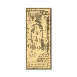 Złoty Banknote 25 New South Dakota Goldbacks Gold Note 2023, 1/40 uncji - Rückseite Złoty Banknote 25 New South Dakota Goldbacks Gold Note 2023, 1/40 uncji - Rückseite
