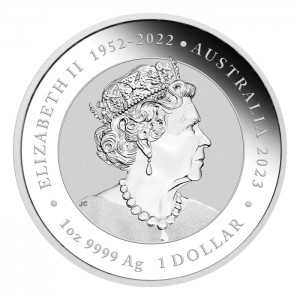 Quokka 2023 Silver Coin, 1 oz - reverse side