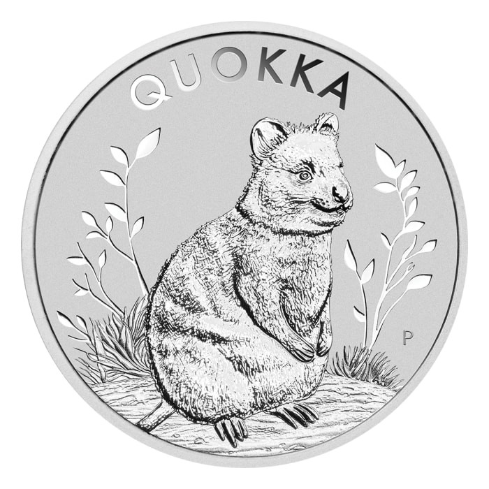 Quokka 2023 Silver Coin, 1 oz - reverse side Quokka 2023 Silver Coin, 1 oz - reverse side