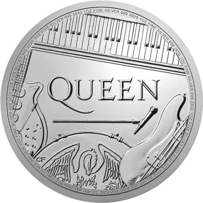 Musik-Legenden: Queen - 1oz, 2020 Umdrehungen Musik-Legenden: Queen - 1oz, 2020 Umdrehungen