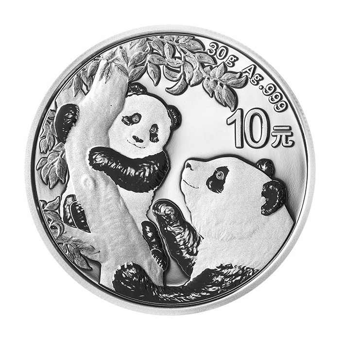 Chinesischer Panda 2021, 30g - Rückseite