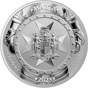 Сребрна монета Лицарі минулого 2023, 1 штука - rewers