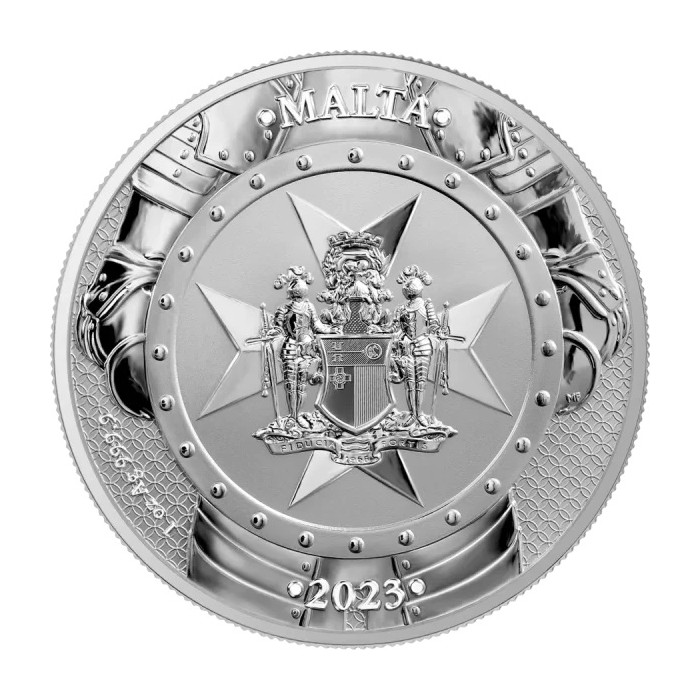 Srebrna Moneta Ritter der Vergangenheit 2023, 1 uncja - awers Srebrna Moneta Ritter der Vergangenheit 2023, 1 uncja - awers