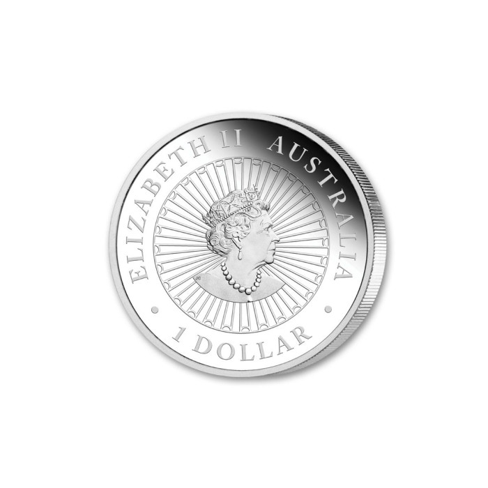Srebrna Moneta Lunar Opal Jahr des Ochsen 2021, 1 uncja - awers Srebrna Moneta Lunar Opal Jahr des Ochsen 2021, 1 uncja - awers