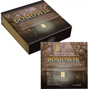 Srebrna moneta Bestie Słowiańskie - Domowik 2022, 3 uncje - box