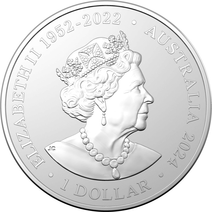 RAM Koala 2024 Silver Coin, 1 oz - obverse