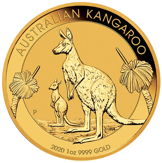 Kangur złota moneta 50 Dolarów Kangur złota moneta - awers 50 Dolarów