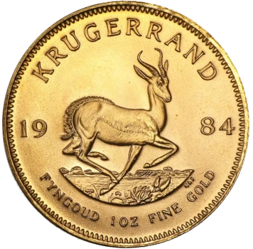 Złote monety Krugerrand