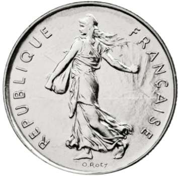 Dawna srebrna moneta francuska