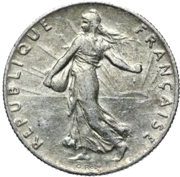 Srebrna moneta 1 uncja - Francuska Siewczyni