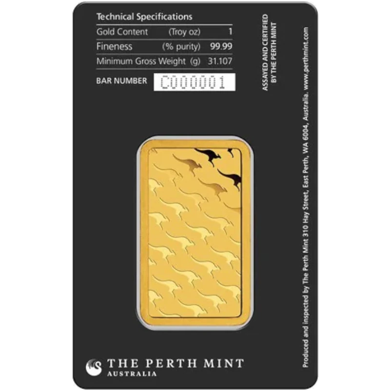 Sztabka uncja złota