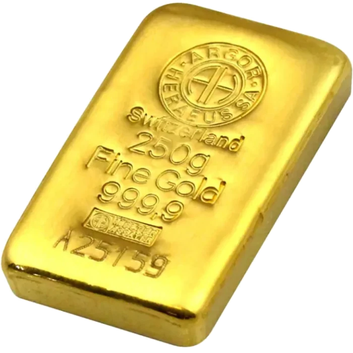 Sztabka złota 250g