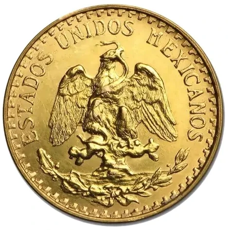 Złote monety stare - 2 Peso